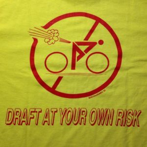 Vintage Hilarious 1992 no farting on a bicycle t-shirt