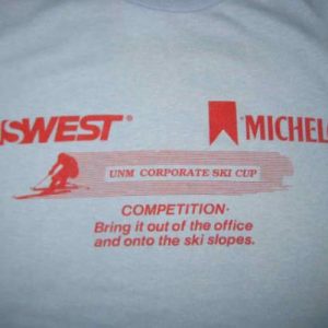 Vintage 1980's corporate ski trip t-shirt, S M