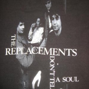 Vintage 1989 The Replacements t-shirt, soft and thin, medium