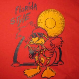 Vintage 1980's t-shirt, Florida Style iron-on, L