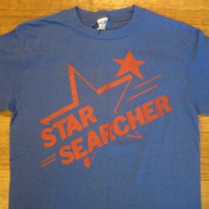 Vintage 1980's Star Searcher t-shirt, soft and thin, M-L