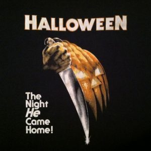 Vintage Late 80's Halloween horror movie t-shirt