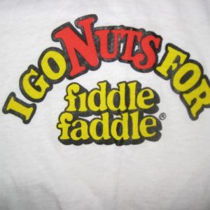 Vintage 1980s Fiddle Faddle t-shirt, soft and thin