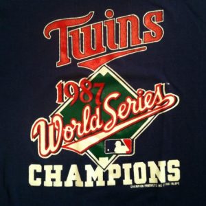 Vintage 1987 Minnesota Twins baseball MLB t-shirt