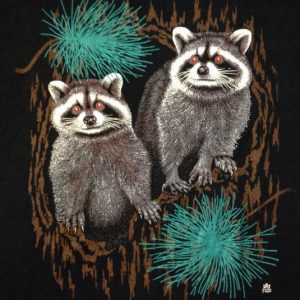 Vintage Cute 1980's raccoon t-shirt