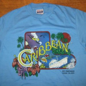 Vintage 1980's Caribbean St. Thomas Virgin Islands t-shirt L