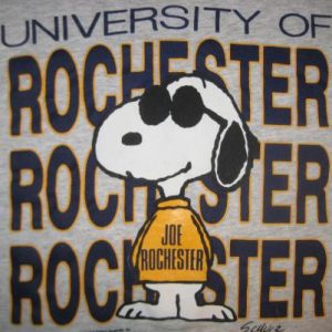 1980's Snoopy University of Rochester t-shirt, medium