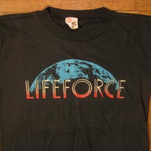 Vintage 1980's Lifeforce movie promo t-shirt, vamps in space