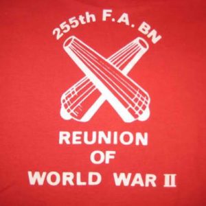 Vintage 1980's WWII reunion t-shirt, Screen Stars, L