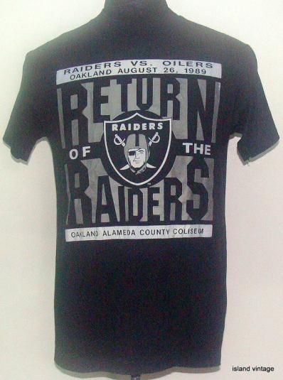 vintage raiders t shirts