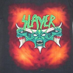 Slayer 90's Diabolus Tour Vintage T Shirt Concert Demons