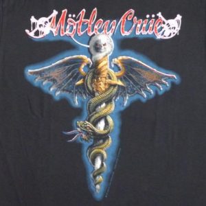 Motley Crue 1989 Dr Feelgood Vintage T Shirt Fans Deadstock