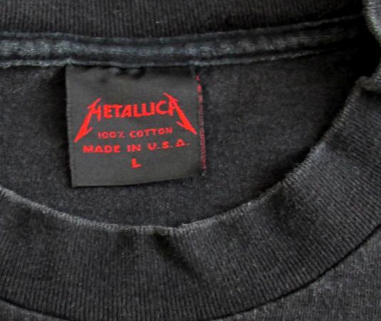 Metallica 1991 Day On Green Tour Vintage T Shirt Pushead XL | Defunkd