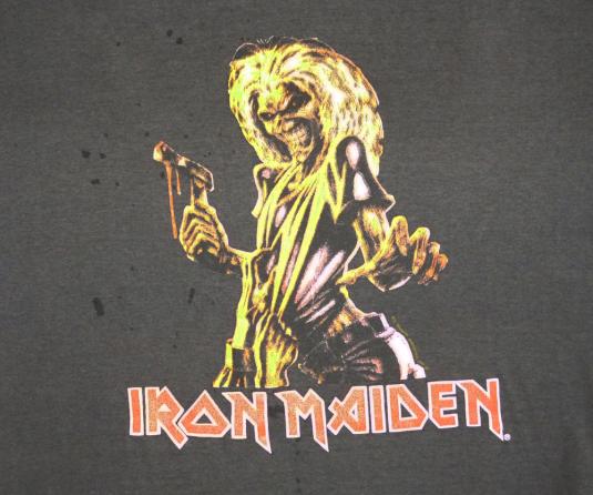 Iron Maiden 1987 Killers Vintage T Shirt Somewhere In Time | Defunkd