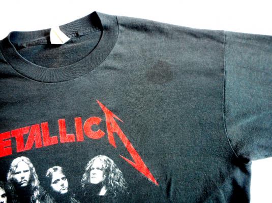 Buy 1988 Metallica and Justice for All Vintage Tour Band Rock Tee