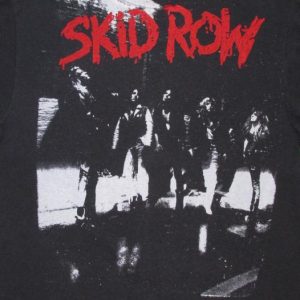Skid Row 1989 Makin' A Mess Of The US Vintage T Shirt 80's