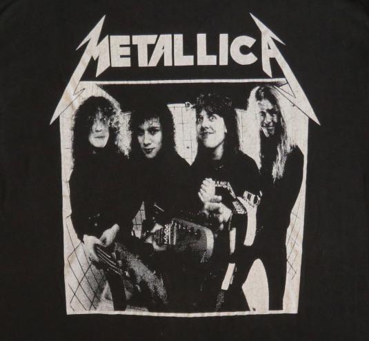 Metallica 80’s Master Of Puppets Tour Vintage T Shirt Garage | Defunkd