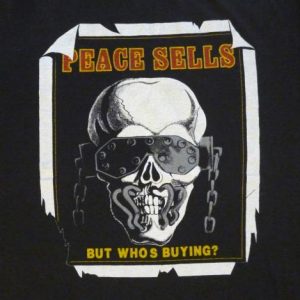 Megadeth 1987 Peace Sells Vintage T Killing Is My Business