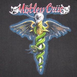 Motley Crue 1989 Dr Feelgood Tour Vintage T Shirt Best Fans