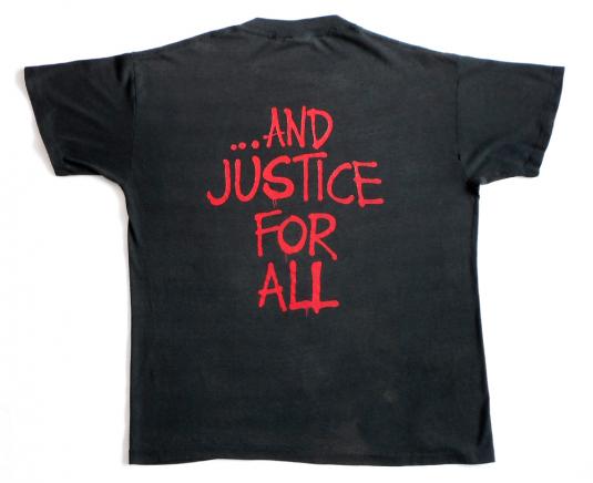 Metallica 1988 Justice For All Tour Vintage T Shirt Group | Defunkd