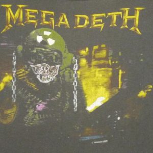 Megadeth 1988 So Far, So Good... So What! Vintage T Shirt