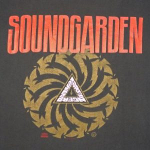 Soundgarden 1991 Badmotorfinger Vintage T Shirt Saw Blade