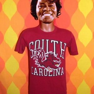 vintage 80's USC university south carolina gamecocks t-shirt