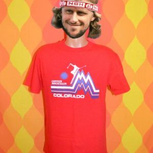 vintage ski COPPER MOUNTAIN colorado rockies 1979 t-shirt