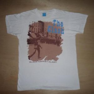 Vintage THE CLASH Black Market Clash 1980 T Shirt