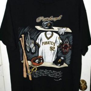 Vtg 1992 Near Mint Pittsburgh Pirates Locker Room T-shirt