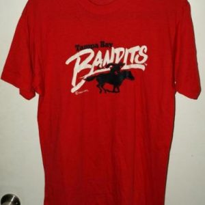 Vintage 80s Champion USFL Tampa Bay Bandits T-shirt