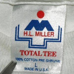 Vintage H.L. Miller Gold Oregon USA Gray Graphic T-Shirt Adult XXL