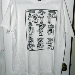 Vtg 80s/90s George Stewart Fish Heads Personalities T-shirt