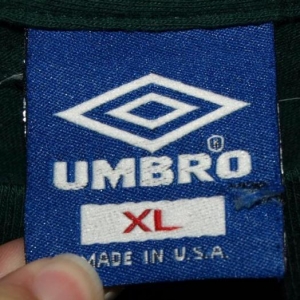 Vintage umbro deals jersey tag