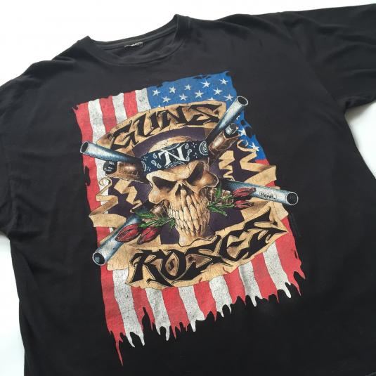 1992 Guns ‘n’ Roses Flag G’n’f’n’R Tour T-shirt | Defunkd