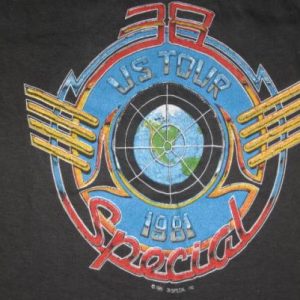 Vintage 1981 38 Special U.S. Tour Concert T-Shirt XXS