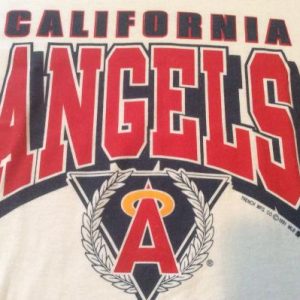 Vintage California Angels Logo Long Sleeve T Shirt M