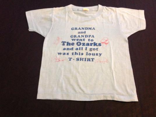 Vintage Toddler Ozarks Tourist T-Shirt | Defunkd