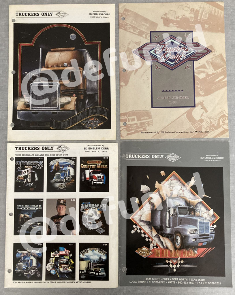Truckers Only T-Shirt Catalog