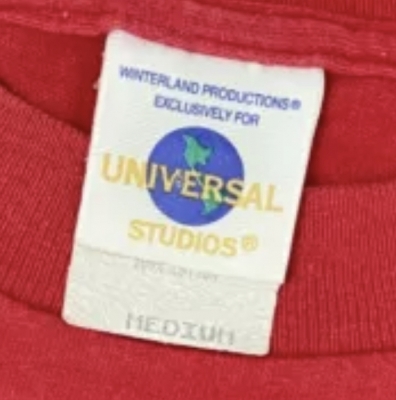 winterland productions Universal Studios Tag