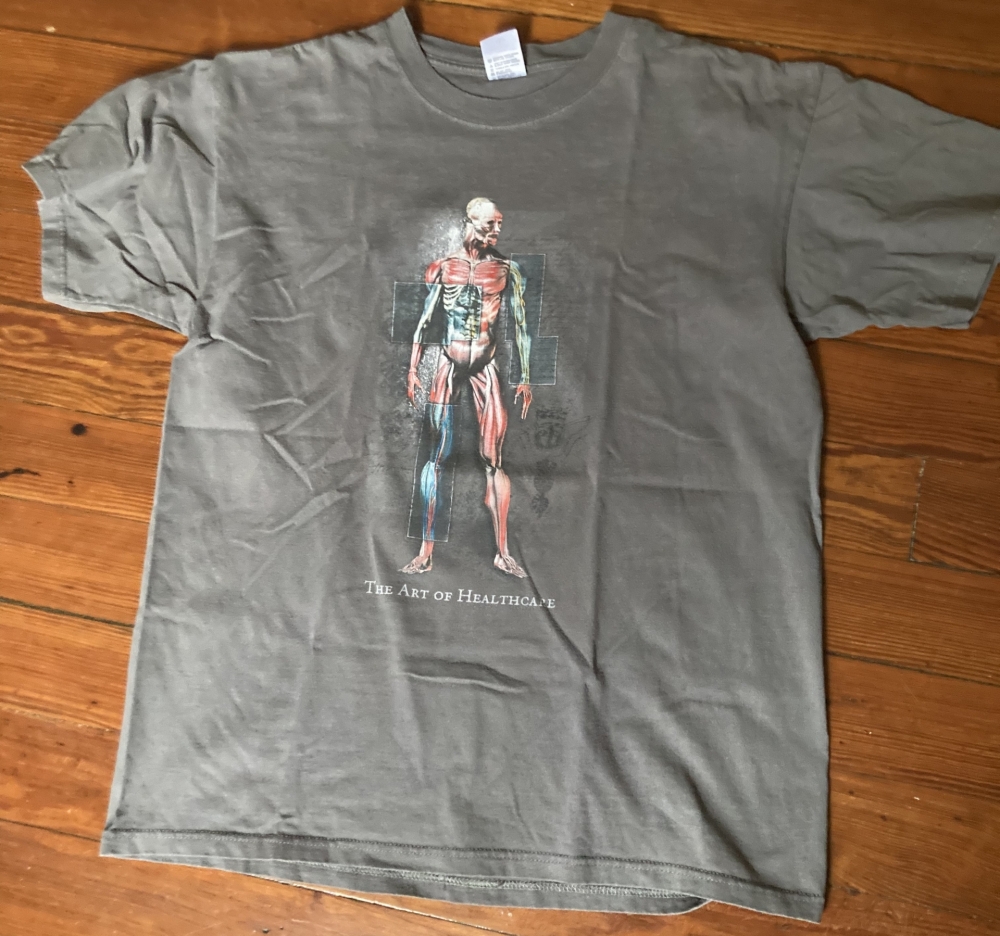 vintage the art of healthcare t-shirt