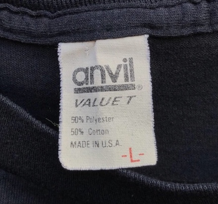 History and Timeline of the Anvil T-Shirt Tag: 1976-Present