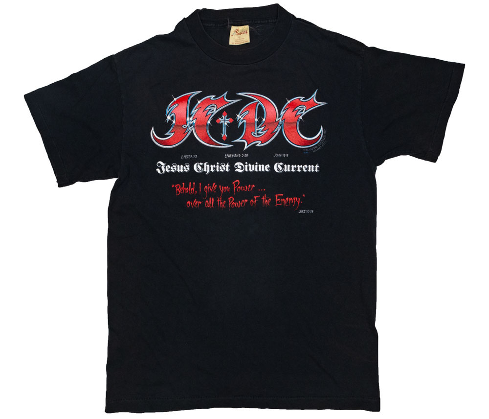 Vintage AC/DC JC/DC Jesus Parody Rock T-Shirt