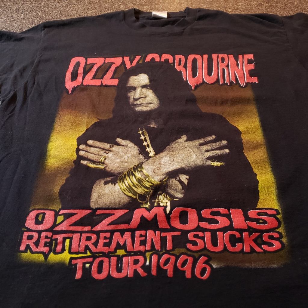 Ozzy Retirement Sucks Tour 1996 Ozzmosis T-Shirt