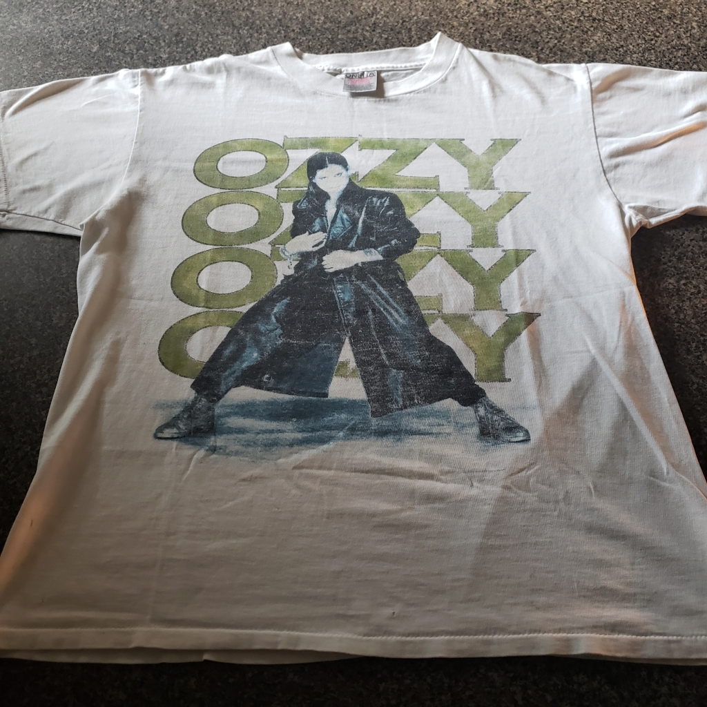 vintage ozzy retirement sucks t-shirt 1996 front 