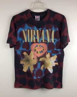 Vintage Australian Print Nirvana Heart-Shaped Box Tee Acme