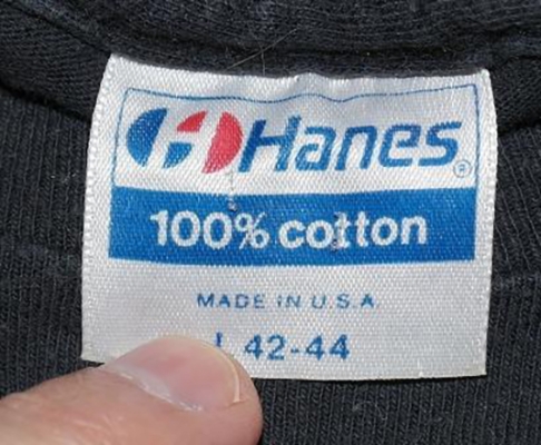 Archive of Fakes Vintage T-Shirt Tags Vs Authentic Tags