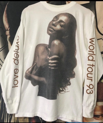 Vintage Sade Love Deluxe World tour T-Shirt