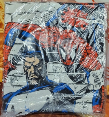 Vintage Spider-Man & Punisher Comic Images T-shirt