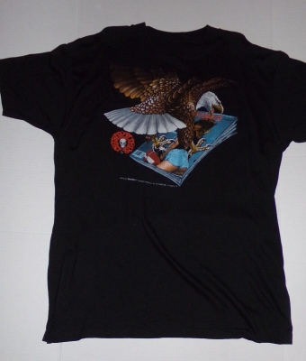 Vintage 1984 Easyriders Magazine Eagle 3D Emblem T-shirt